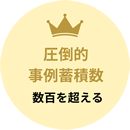 圧倒的事例蓄積数が数百を超える