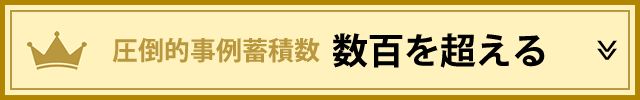 圧倒的事例蓄積数が数百を超える